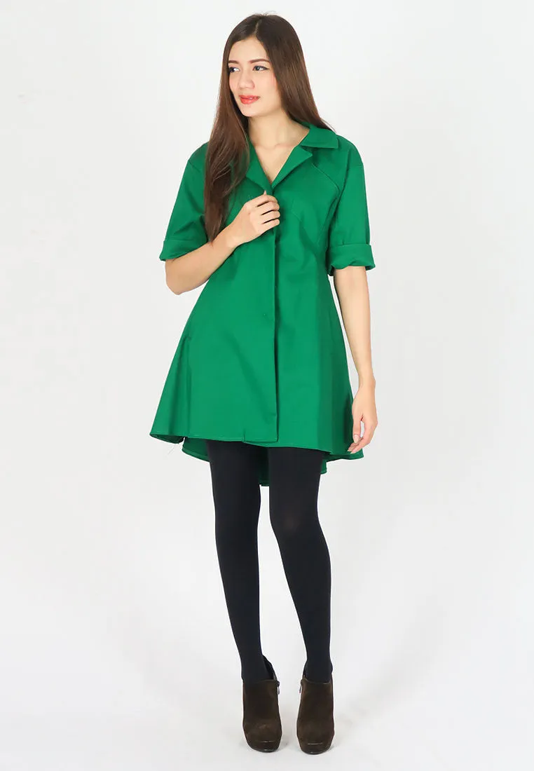 เสื้อโค้ทกันหนาว - Elegant Long Trench Coat Jacket with Rope