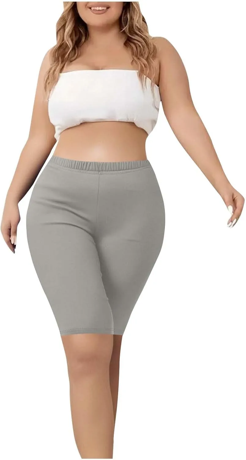 2025 Biker Shorts Women Womens High Waisted Workout Running Short Comfortable Stretch Tummy Control Gym Yoga Shorts