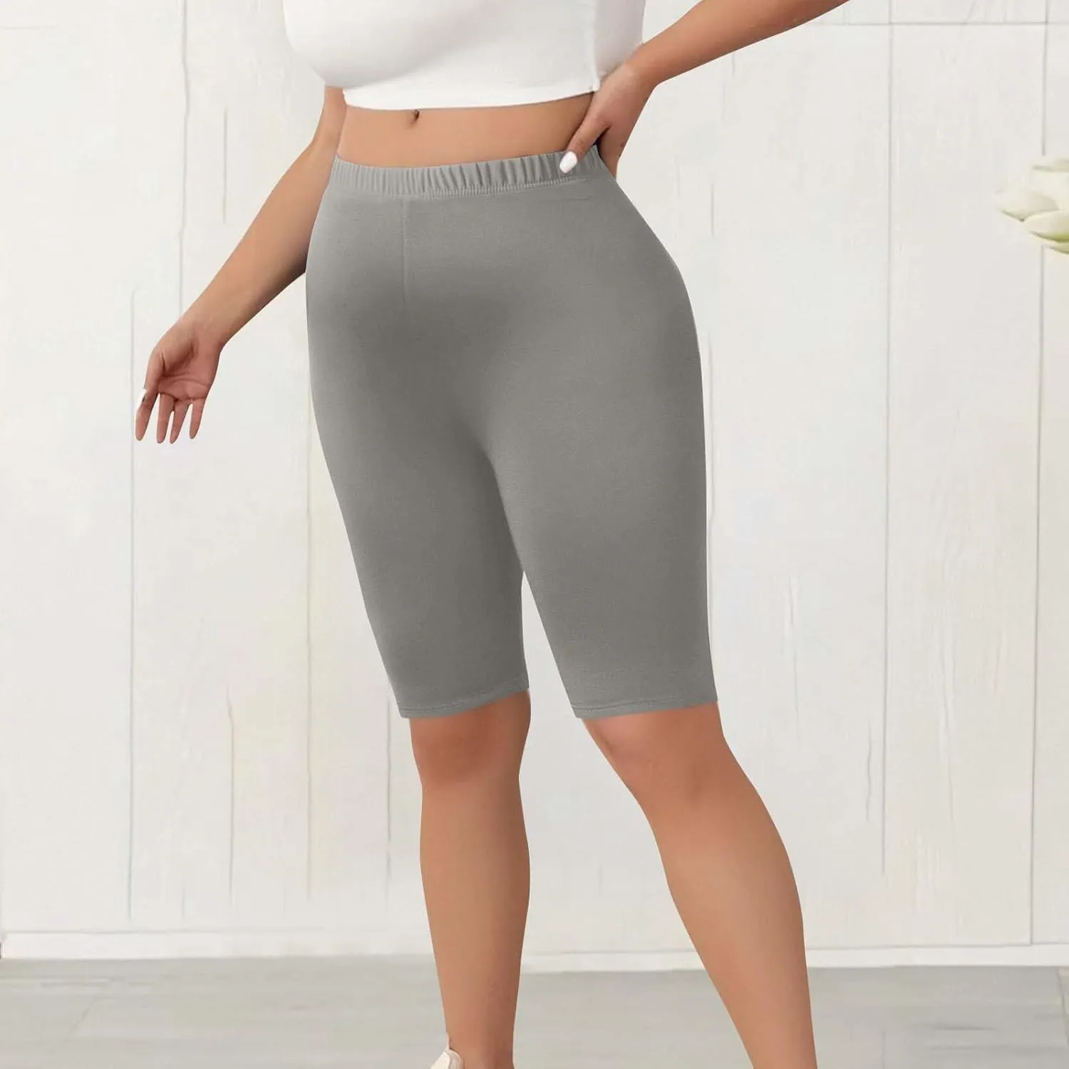 2025 Biker Shorts Women Womens High Waisted Workout Running Short Comfortable Stretch Tummy Control Gym Yoga Shorts