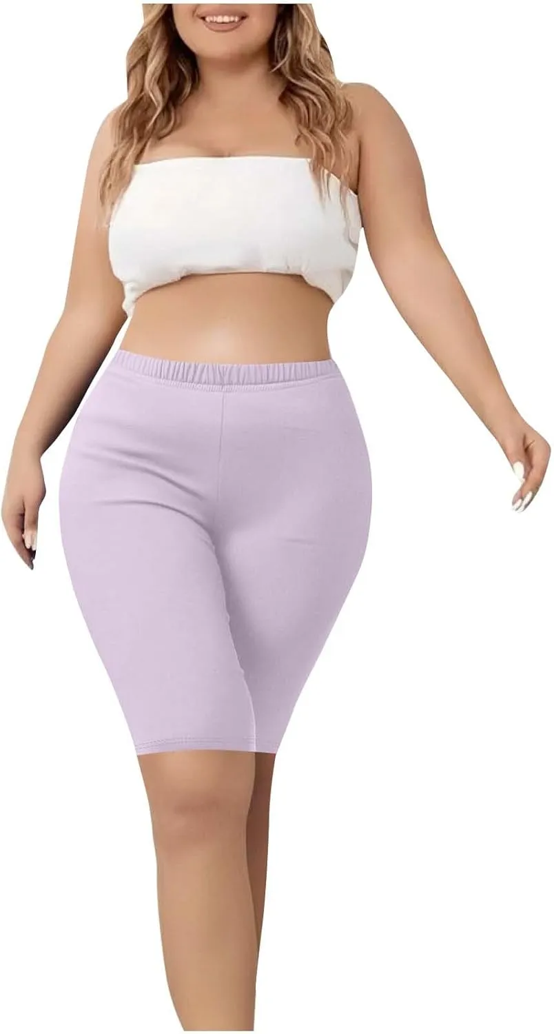 2025 Biker Shorts Women Womens High Waisted Workout Running Short Comfortable Stretch Tummy Control Gym Yoga Shorts