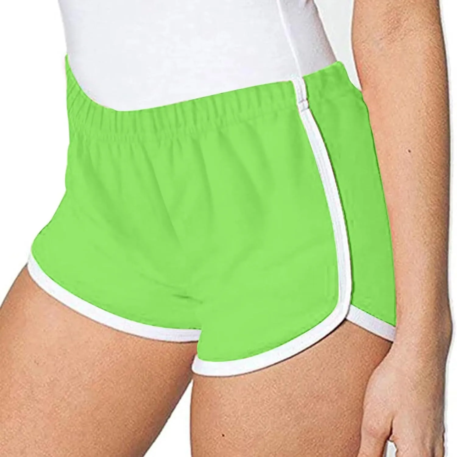 3PC Shorts for Women Plus Size High Waisted Casual Cute Y2k Shorts Athletic Running Workout Gym Sweat Shorts Pack