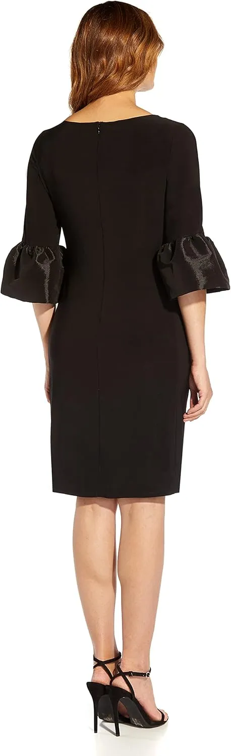 Adrianna Papell Women's Short Draped Jersey Dress