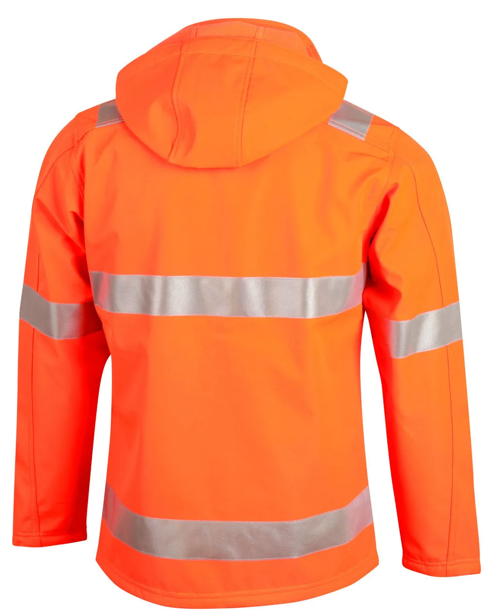 Adults Hi-Vis Heavy Duty Softshell Jacket with 3M Tapes SW30
