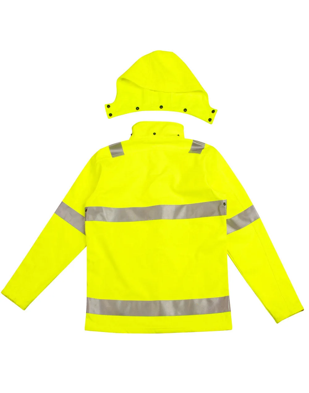 Adults Hi-Vis Heavy Duty Softshell Jacket with 3M Tapes SW30