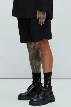 Anchor Suit Shorts - Black