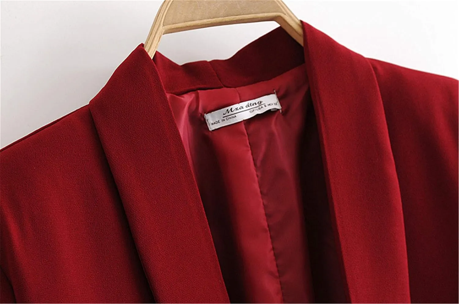 Andongnywell Women's Casual Lapel Work Office Blazer Jacket Suit with Pocket One Button Work Office Blazer Suit