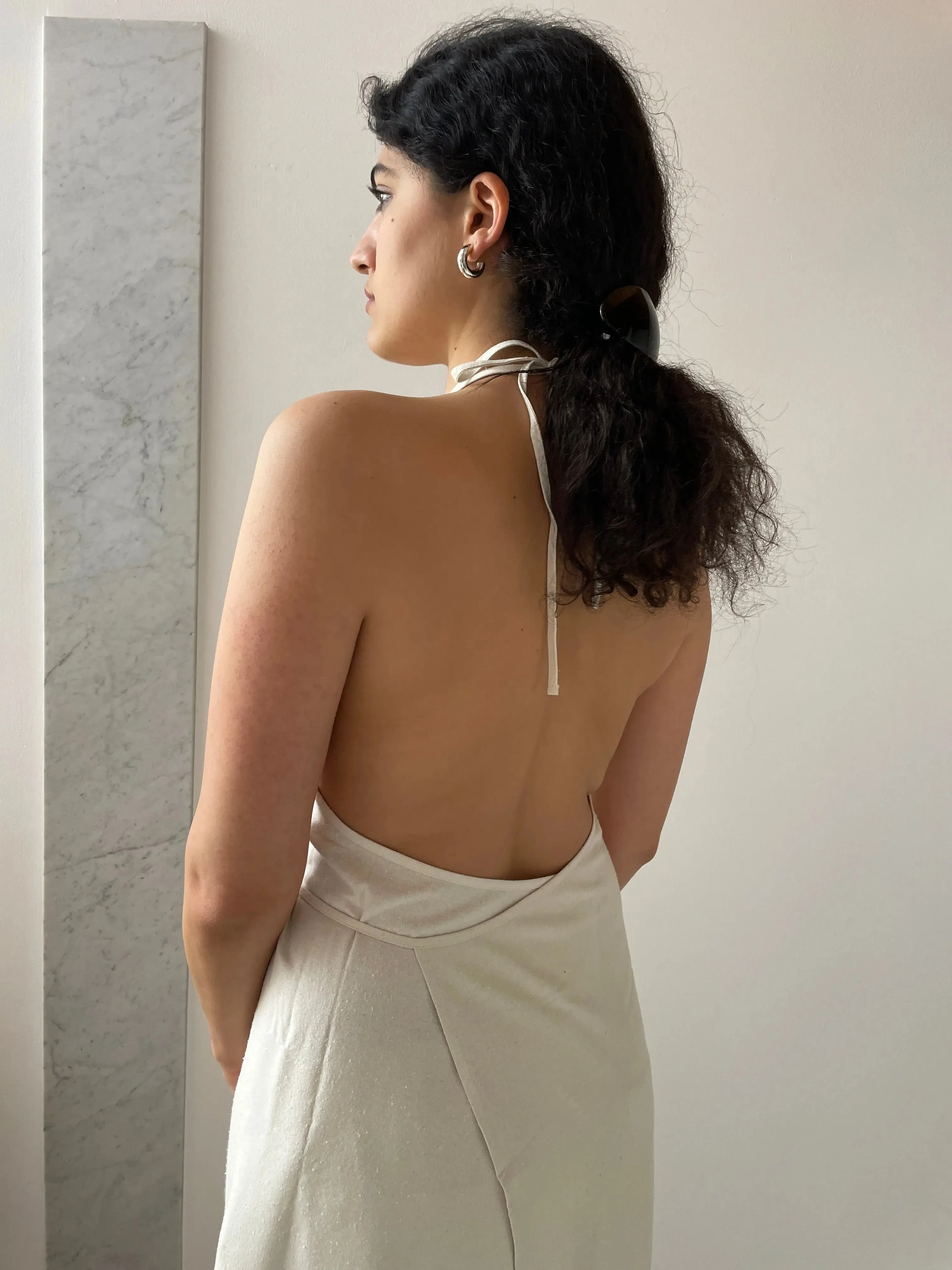 Apron Dress, Off White