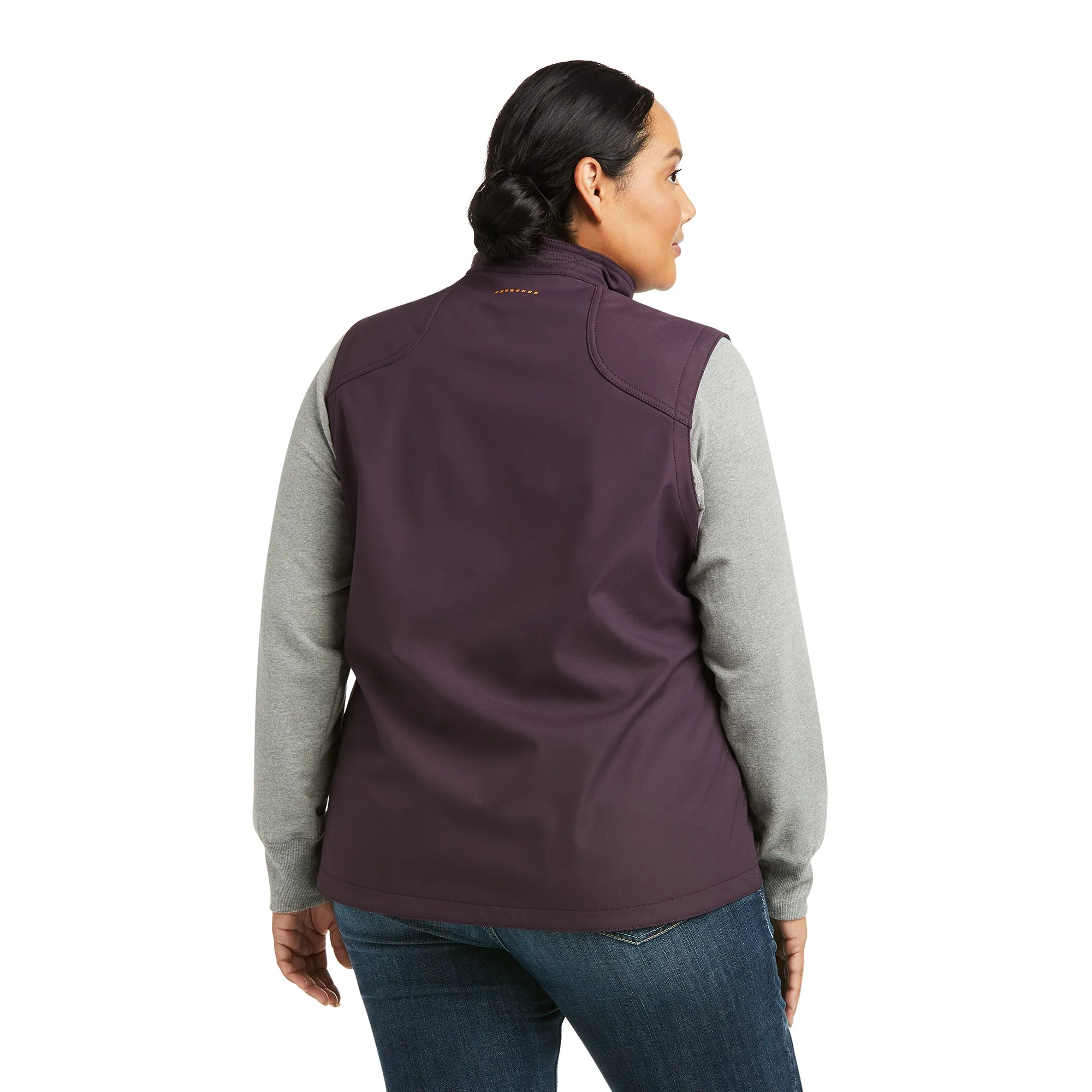 Ariat® Women's Rebar Stretch Plum Perfect Softshell Vest 10037625
