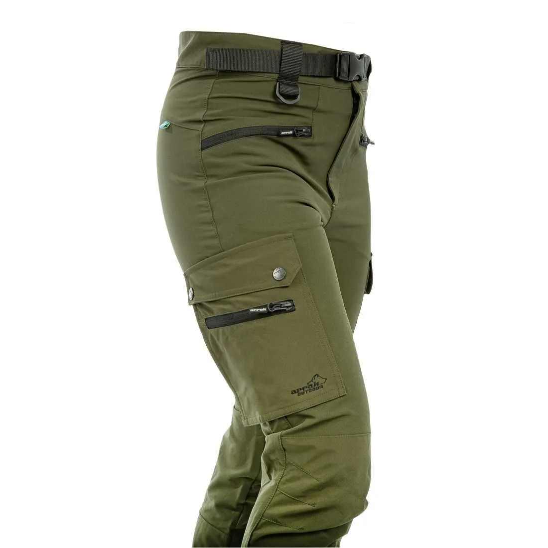 Arrak Motion Flex pants - olive