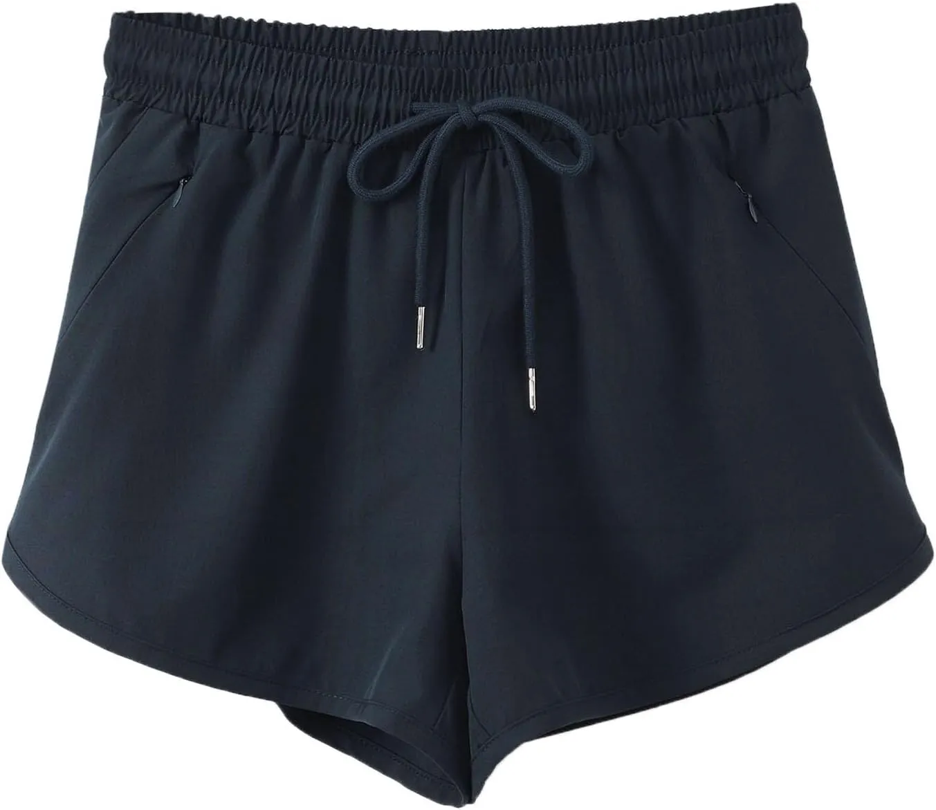 Athletic Shorts for Women Drawstring Elastic High Waisted Running Sport Yoga Mini Shorts Workout Shorts