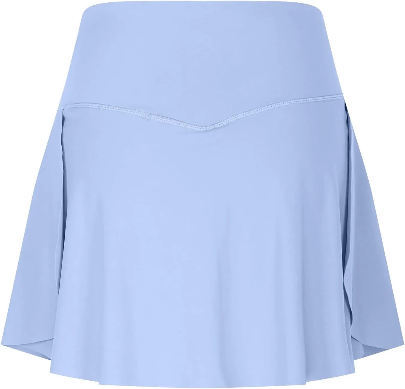 Athletic Shorts for Women High Waisted Flowy Ruffle Skirt Overlay for Workout Running Tennis with Pocket