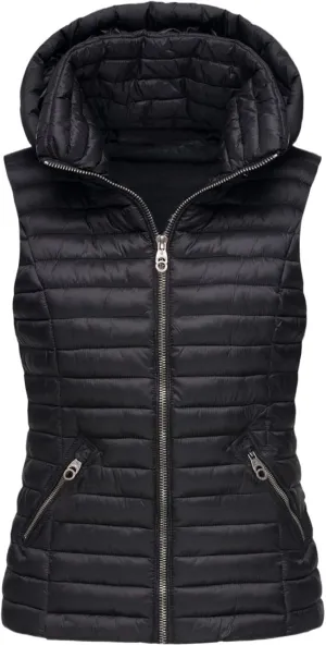 AYGJKIE Women's Warm Quilted Down Jacket Short Winter Jacket Sleeveless Jacket Microfleece Elegant Sleeveless Down Jacket