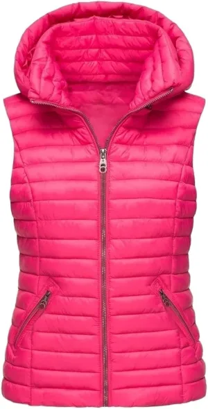 AYGJKIE Women's Warm Quilted Down Jacket Short Winter Jacket Sleeveless Jacket Microfleece Elegant Sleeveless Down Jacket