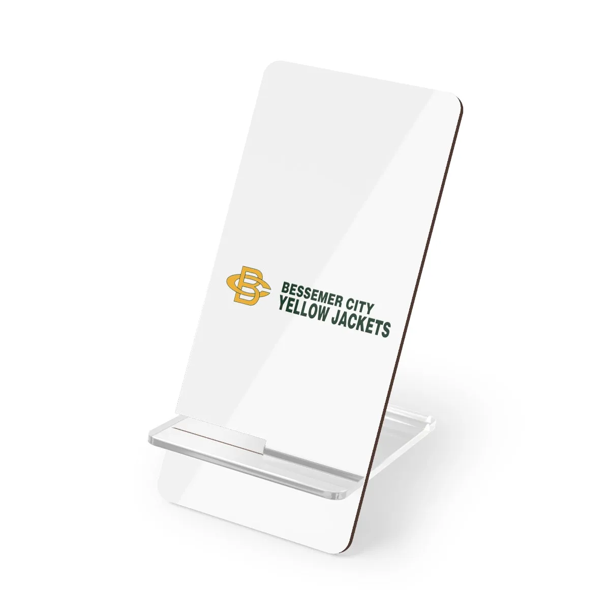 Bessemer City Yellow Jackets Mobile Display Stand for Smartphones