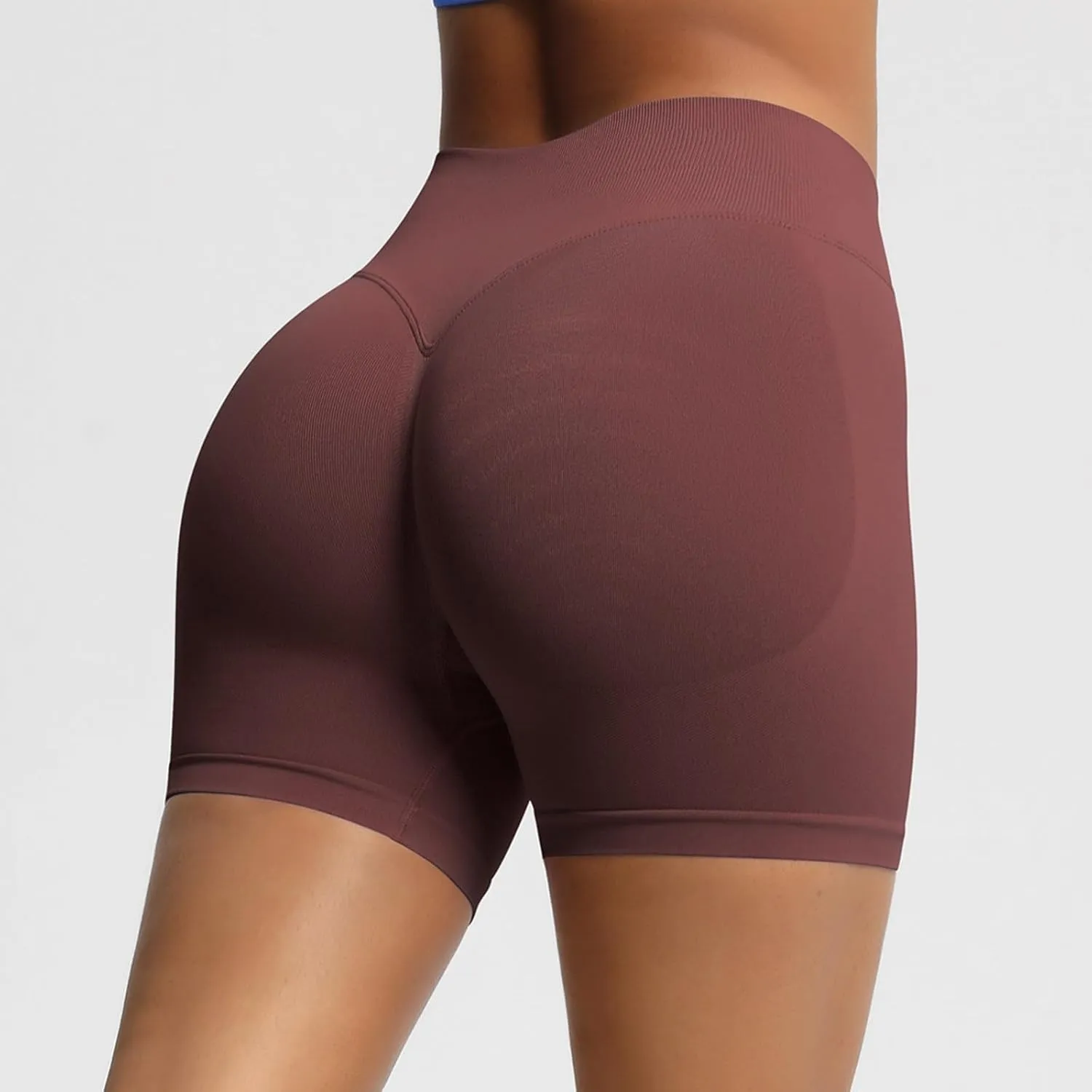Biker Shorts Women Athletic Spandex High Waisted Tight Tummy Control Compression Gym Workout Running Yoga Shorts