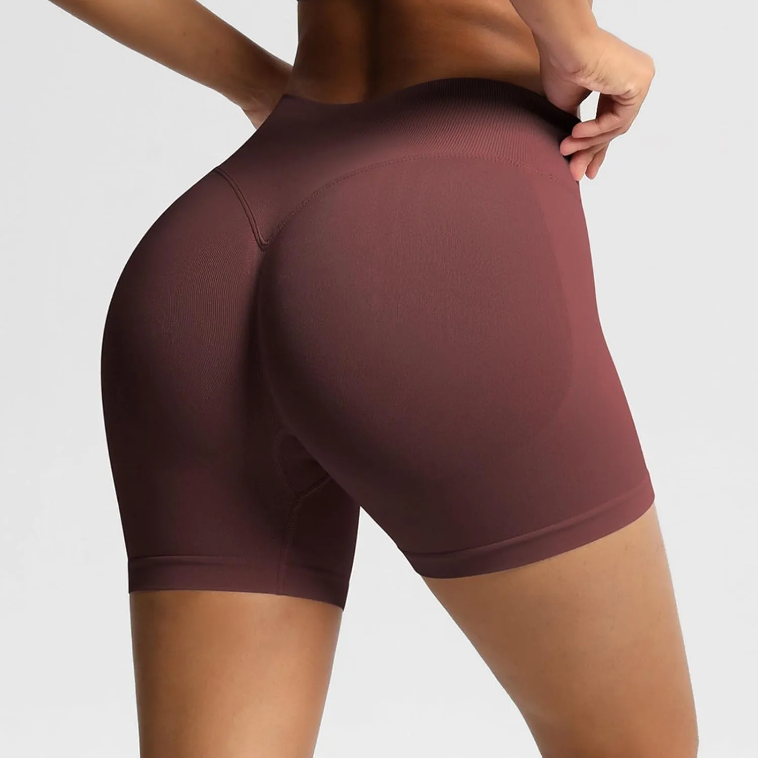 Biker Shorts Women Athletic Spandex High Waisted Tight Tummy Control Compression Gym Workout Running Yoga Shorts