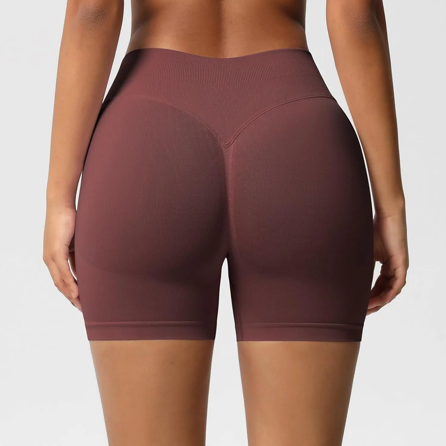 Biker Shorts Women Athletic Spandex High Waisted Tight Tummy Control Compression Gym Workout Running Yoga Shorts