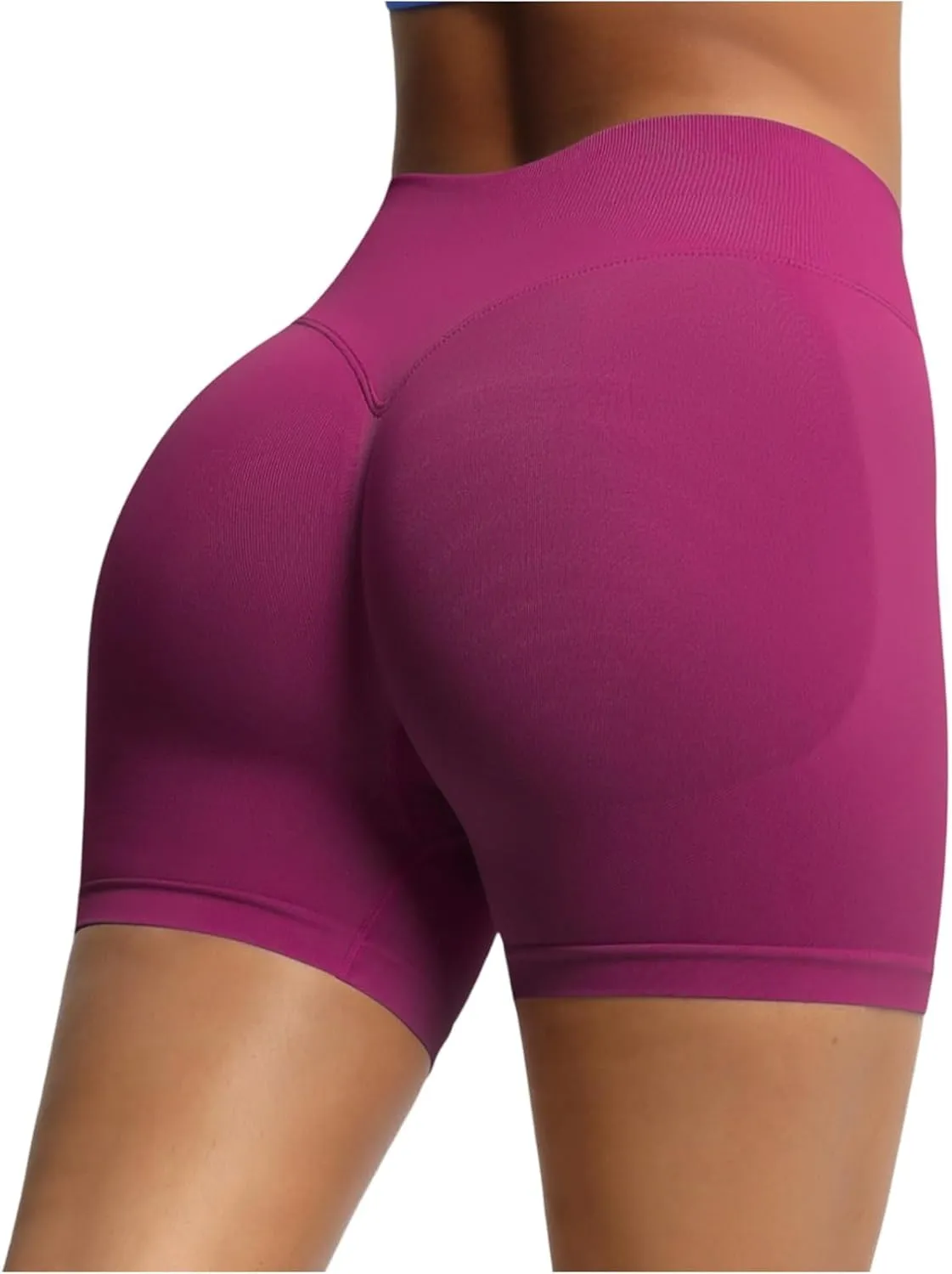 Biker Shorts Women Athletic Spandex High Waisted Tight Tummy Control Compression Gym Workout Running Yoga Shorts