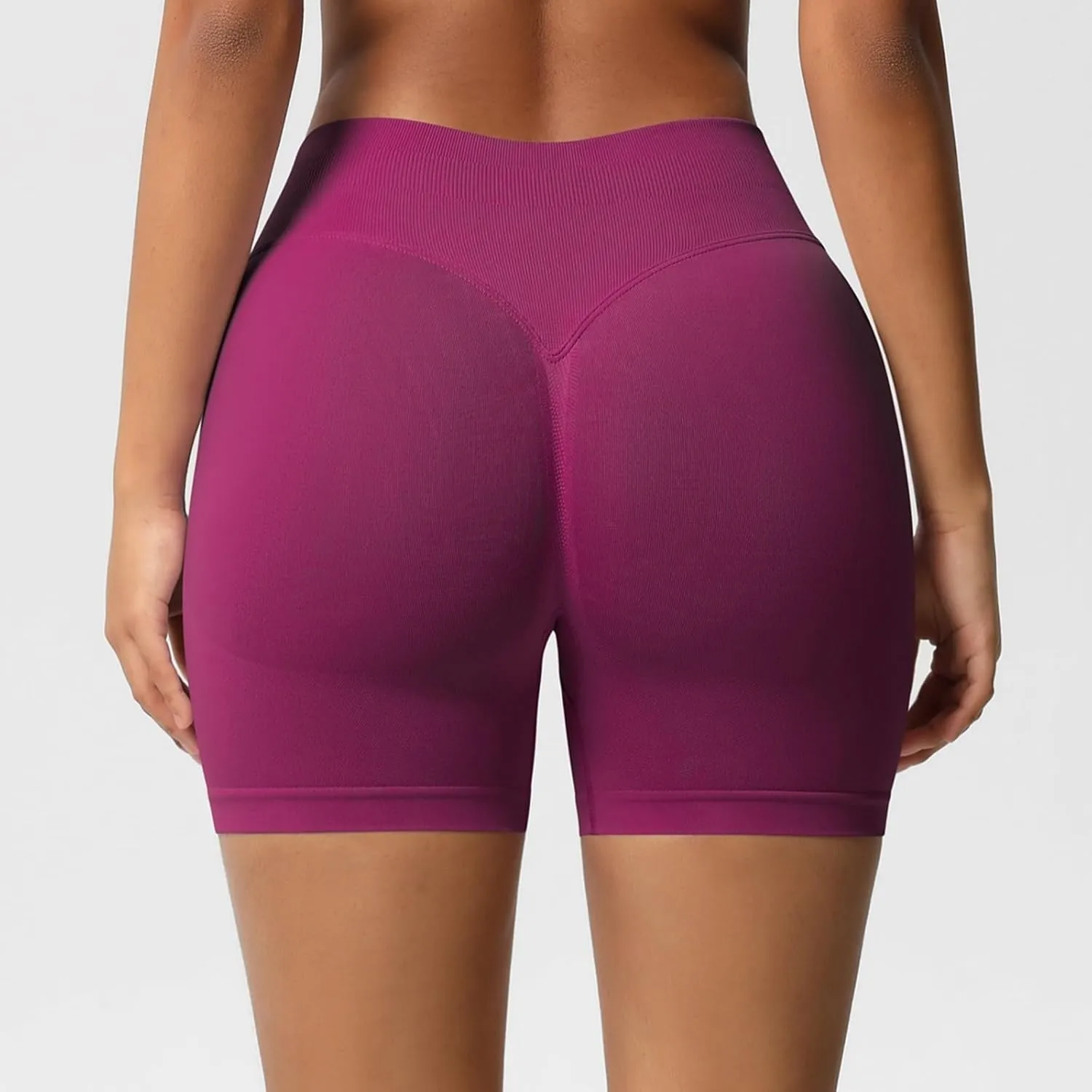 Biker Shorts Women Athletic Spandex High Waisted Tight Tummy Control Compression Gym Workout Running Yoga Shorts