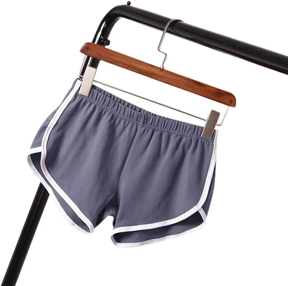 Biker Shorts Women Elastic Waist Athletic Shorts Drawstring Workout Shorts High Waisted Running Shorts Gym Shorts