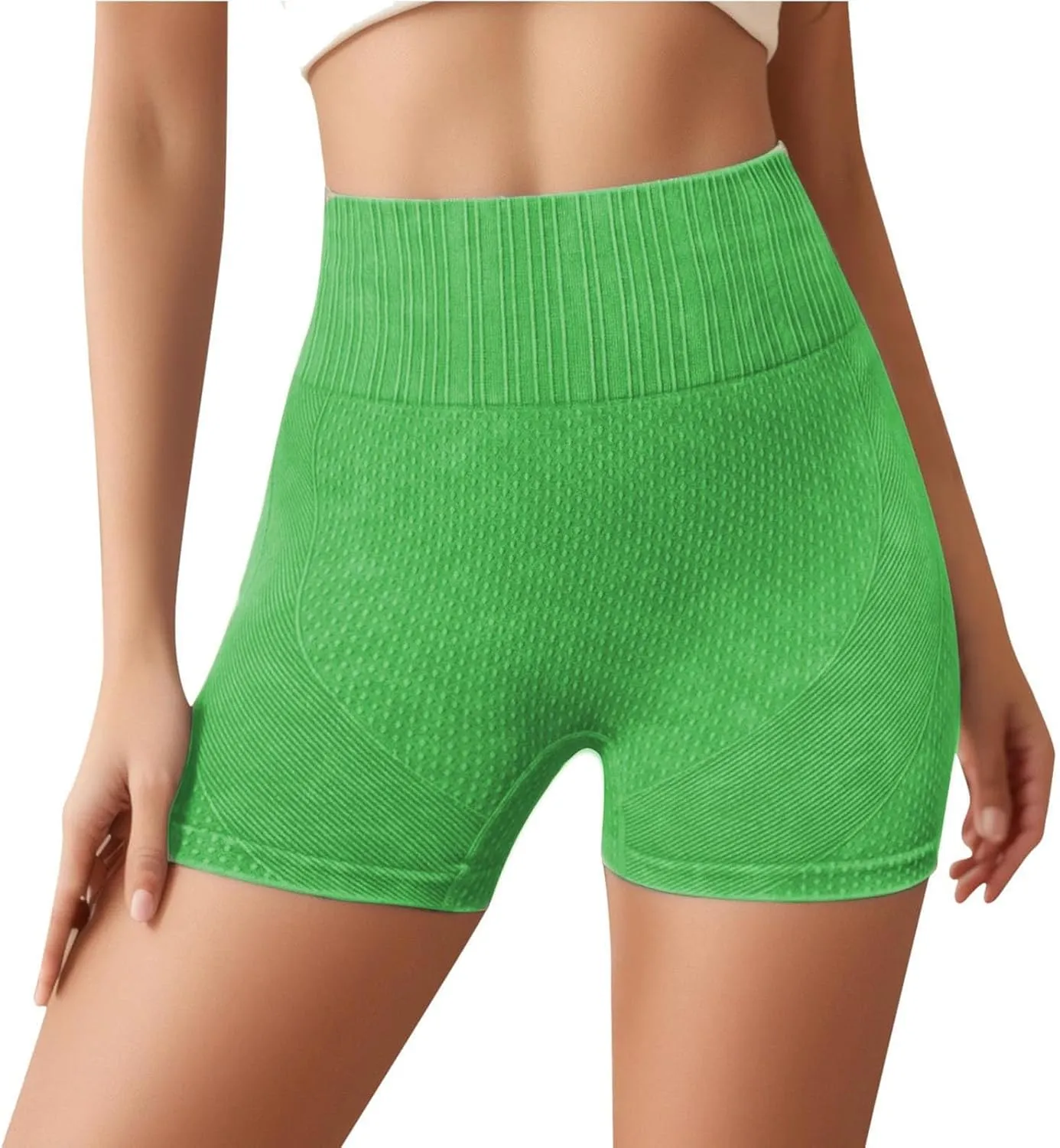Biker Shorts Women Smile Contour Seamless Workout Shorts Soft Stretch Running Dance Volleyball Gym Sport Fitness Shorts