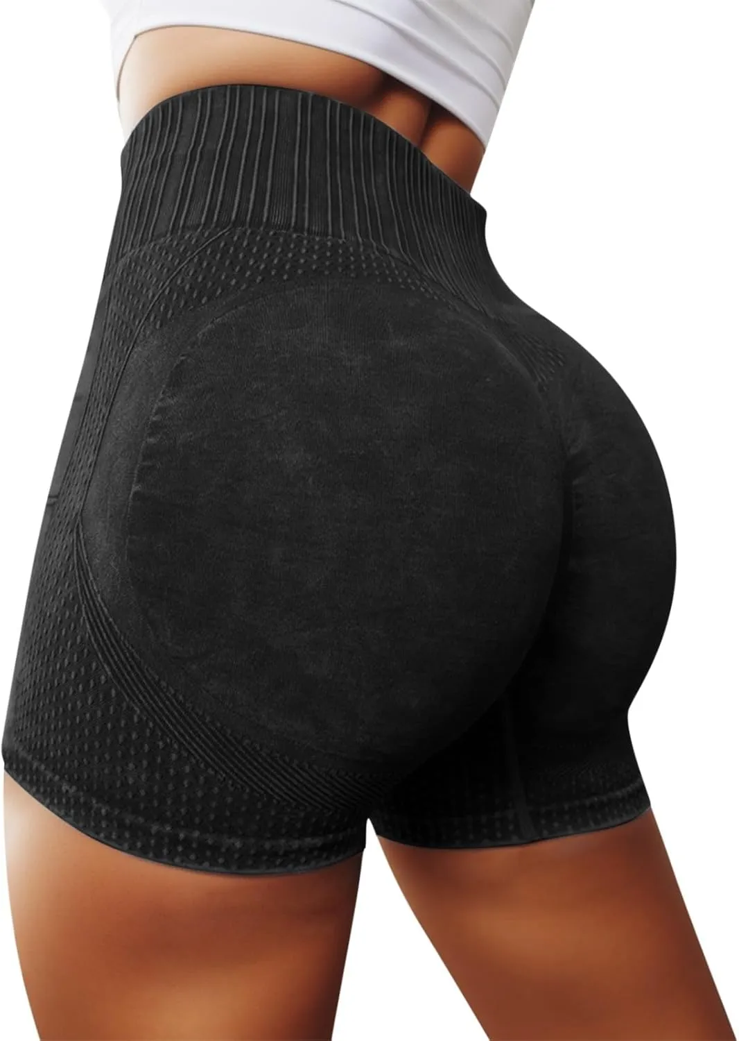 Biker Shorts Women Smile Contour Seamless Workout Shorts Soft Stretch Running Dance Volleyball Gym Sport Fitness Shorts