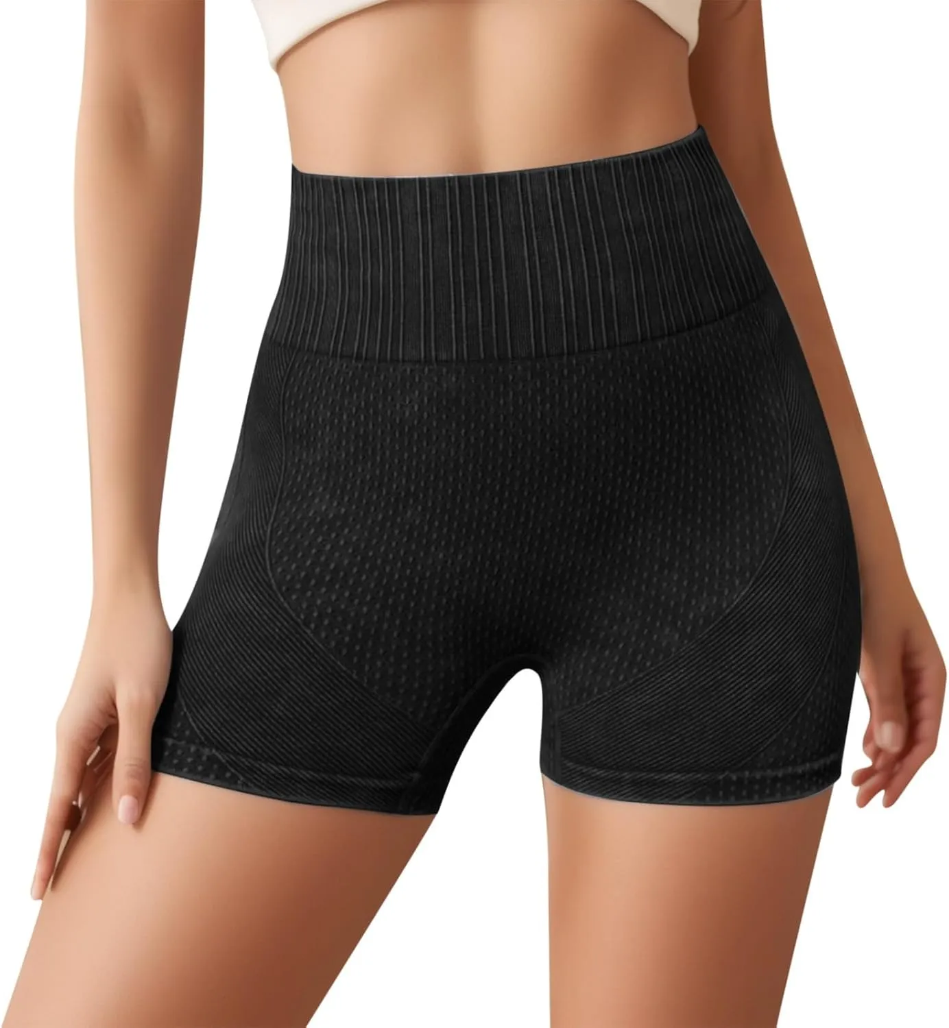Biker Shorts Women Smile Contour Seamless Workout Shorts Soft Stretch Running Dance Volleyball Gym Sport Fitness Shorts