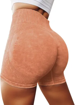 Biker Shorts Women Smile Contour Seamless Workout Shorts Soft Stretch Running Dance Volleyball Gym Sport Fitness Shorts