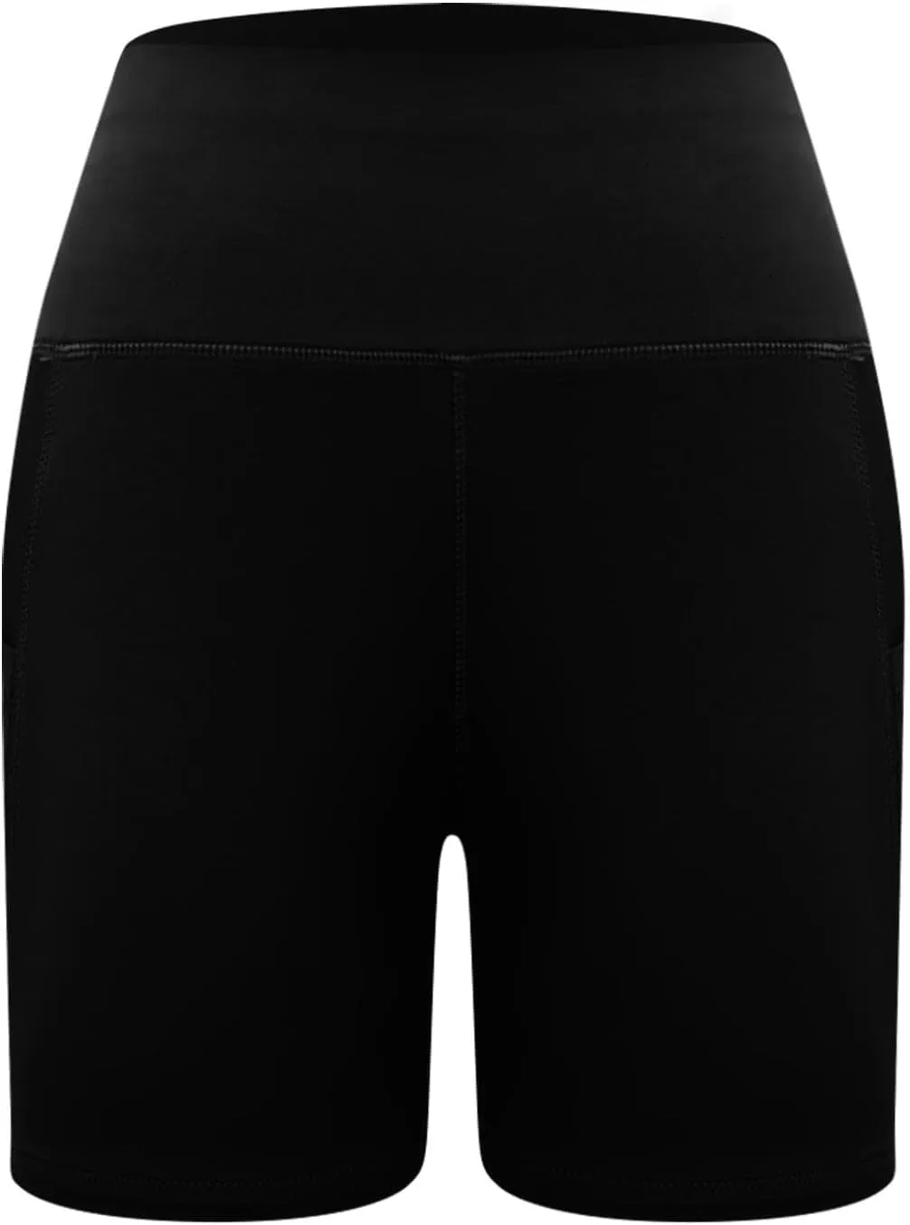 Biker Shorts Women with Pockets Tummy Control Workout Yoga Shorts High Waisted Plus Size Athletic Shorts Gym Leggings