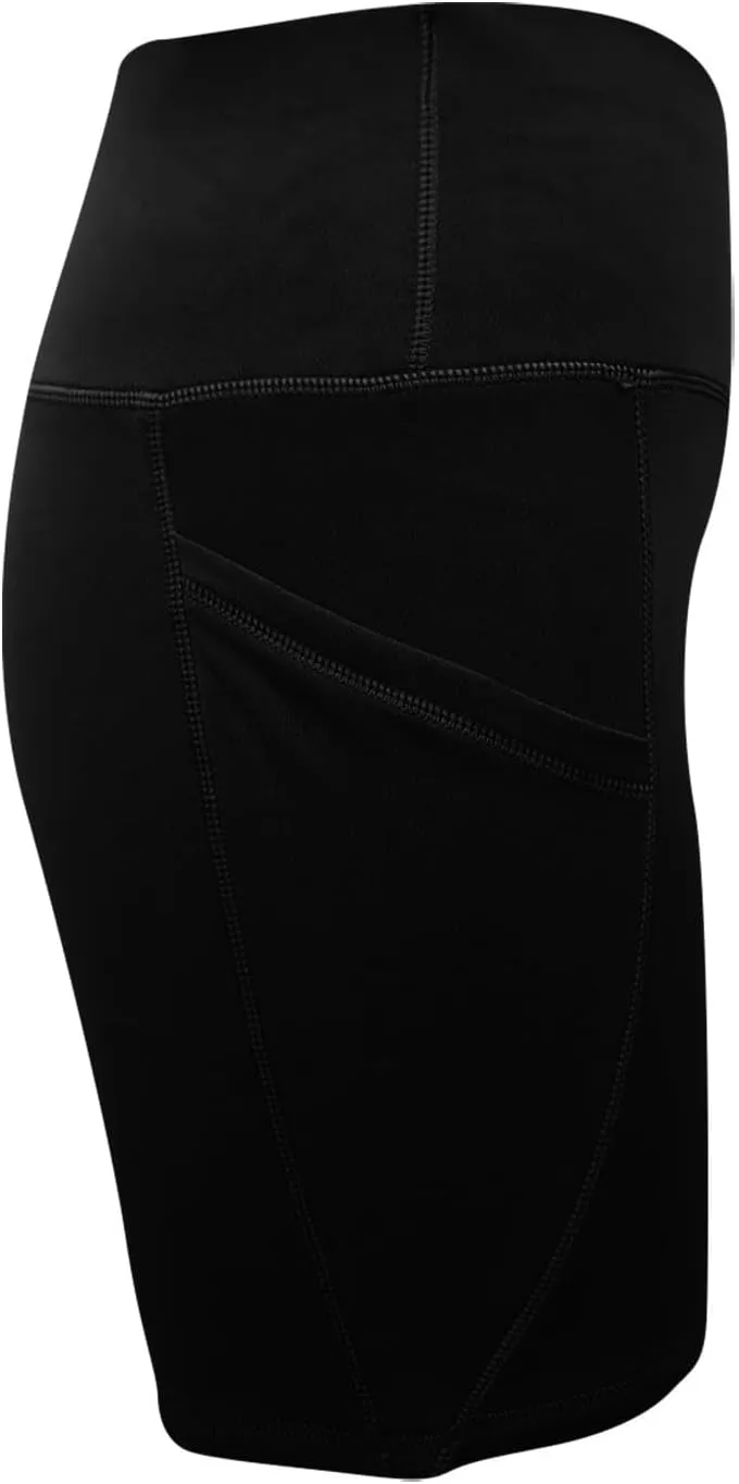 Biker Shorts Women with Pockets Tummy Control Workout Yoga Shorts High Waisted Plus Size Athletic Shorts Gym Leggings