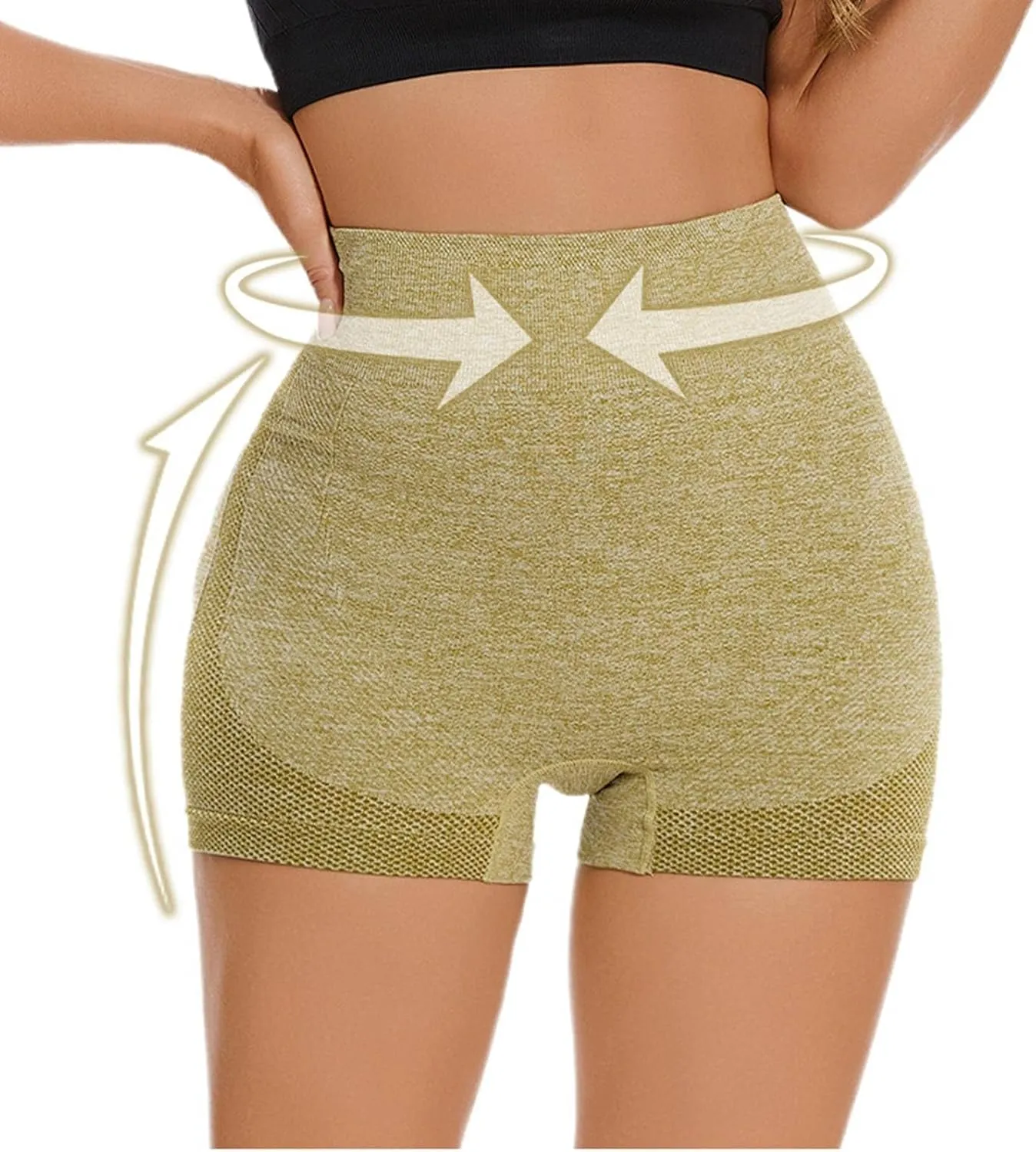 Biker Shorts Women Women Butt Lifting Shorts Pockets High Waisted Biker Anti Cellulite Up Workout Gym Shorts Scrunch