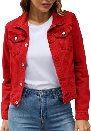 Black Denim Jacket For Women Denim Jacket For Women Leopard Print Retro Shape Jacket Woman Jacket