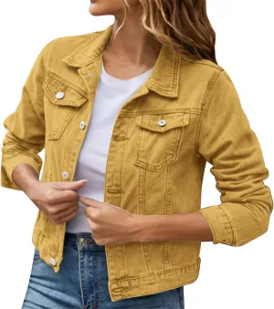 Black Denim Jacket For Women Denim Jacket For Women Leopard Print Retro Shape Jacket Woman Jacket