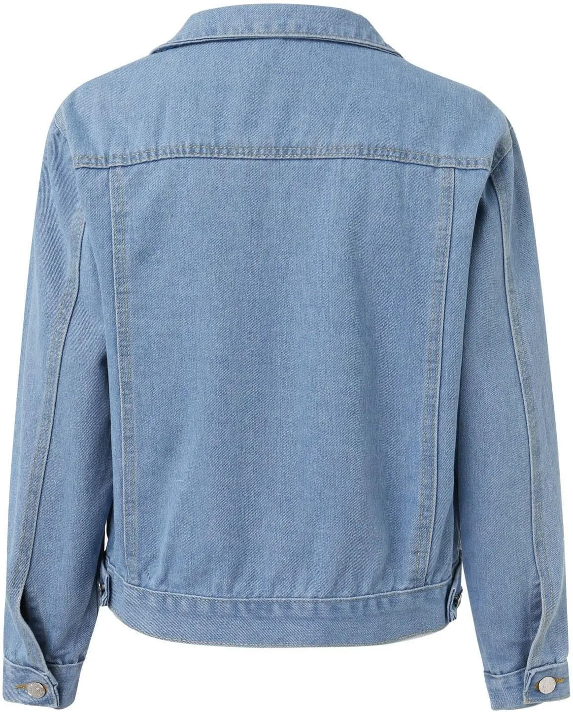 Black Denim Jacket For Women Women's Denim Jacket New Slim Fit Jacket Woman Jacket
