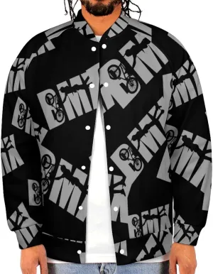 BMX Racing Bike Cycling Lightweight Men's Baseball Jackets Relaxed Fit Varsity Bomber Jacket Windbreaker Coat