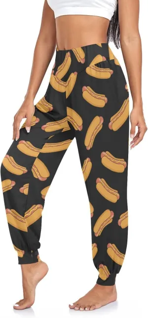Boho Pants Harem Pants Yoga Trousers for Woman Hot Dog Loose Beach Pants