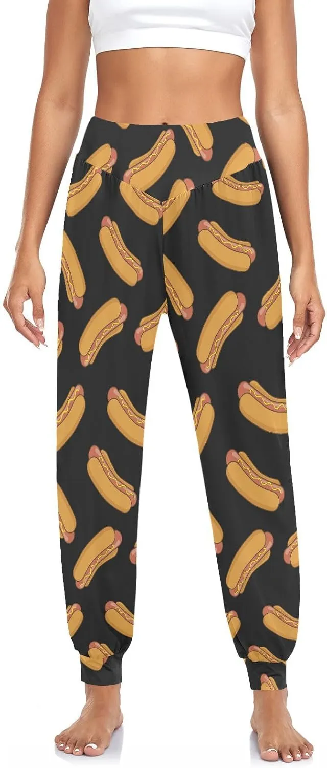 Boho Pants Harem Pants Yoga Trousers for Woman Hot Dog Loose Beach Pants