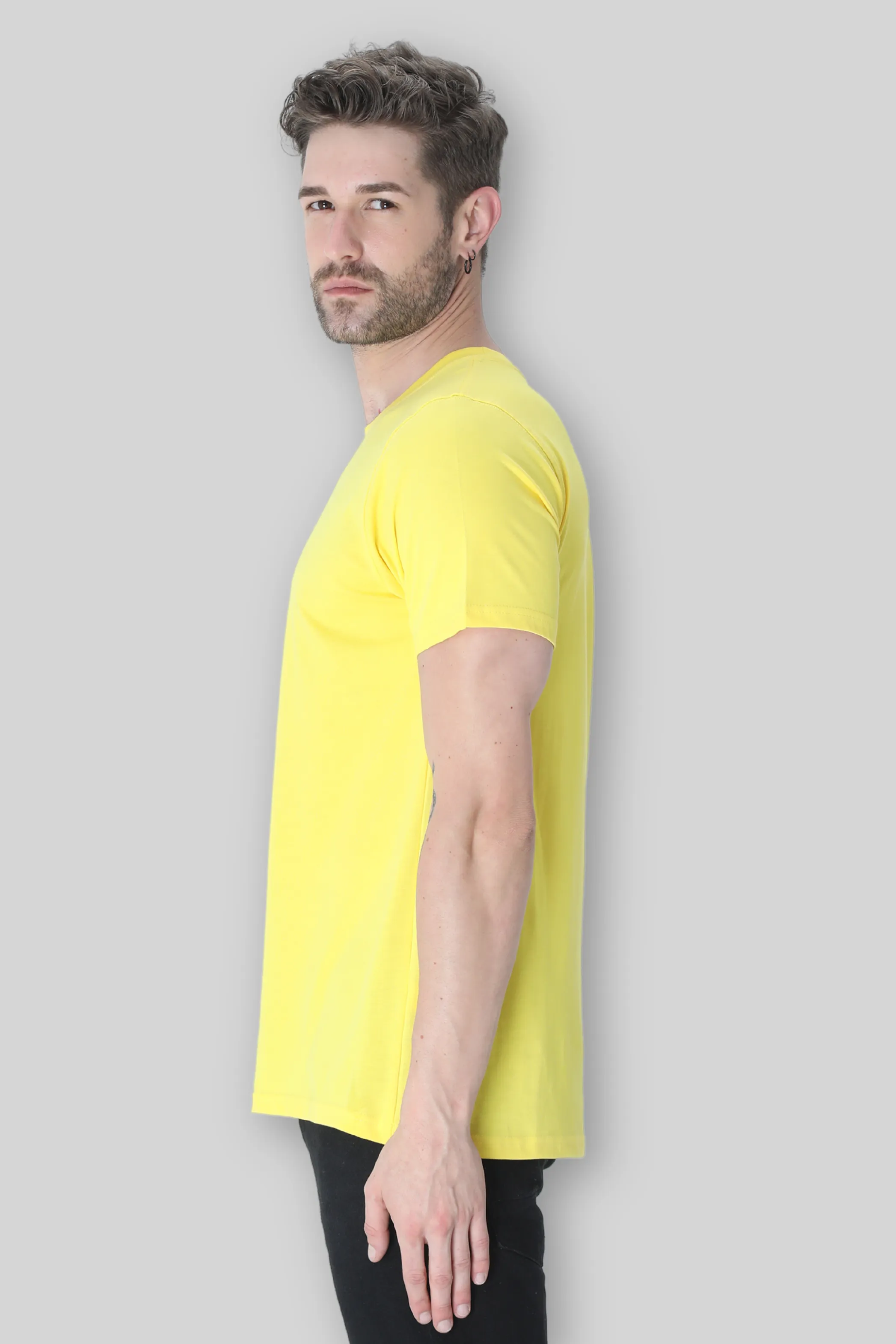 Bright Yellow T-shirt for men