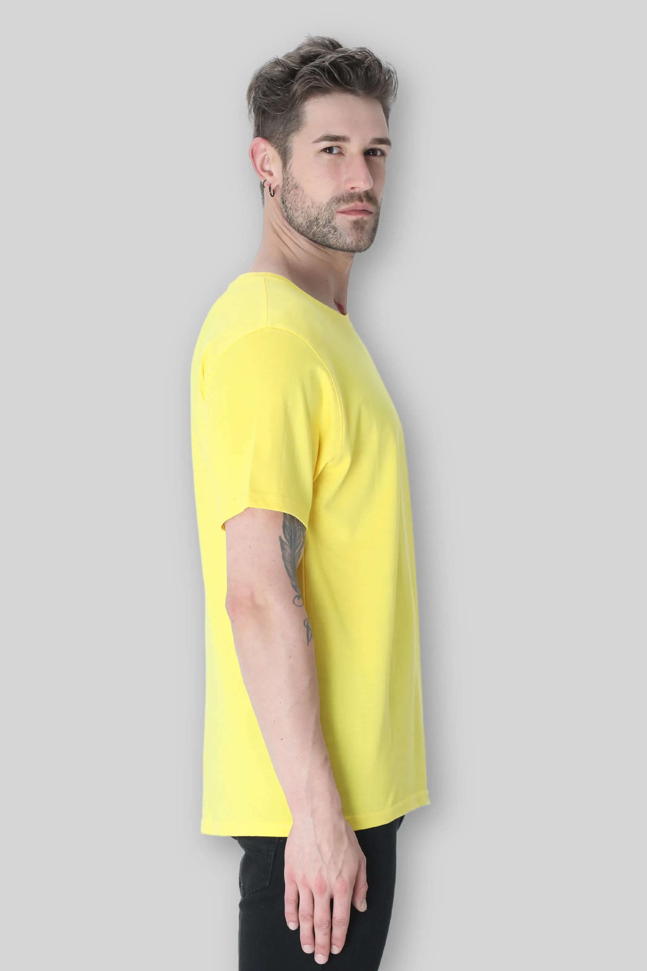 Bright Yellow T-shirt for men