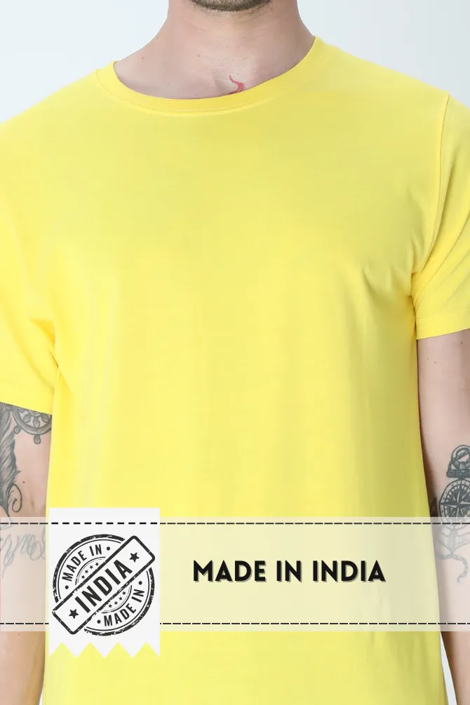 Bright Yellow T-shirt for men