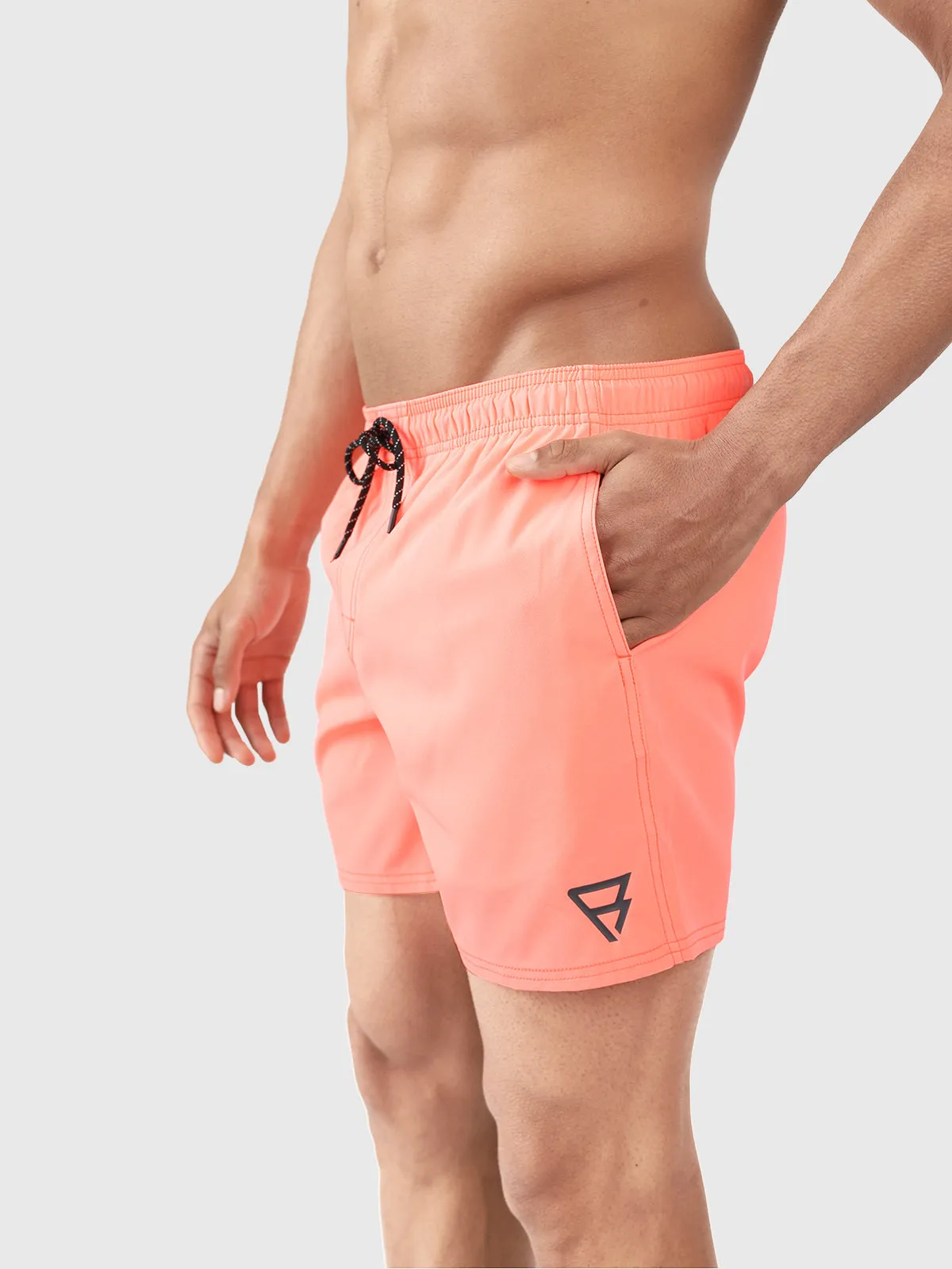 Bru-conic Men Swim Shorts | Flamingo