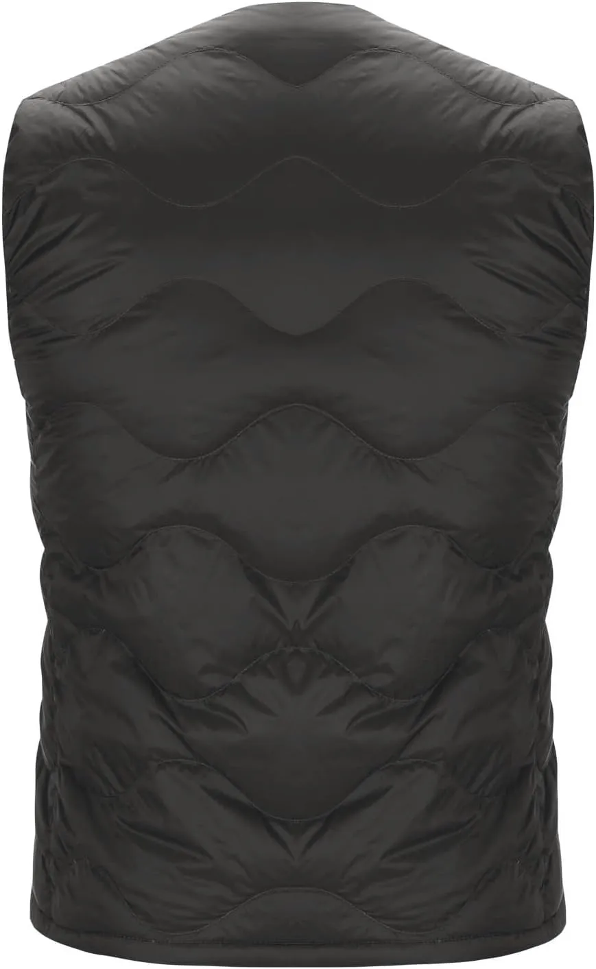 Cambkatl Men's Button Down Puffer Vest Lightweight Quilted Winter Warm Sleeveless Padded Down Outerwear Jackets