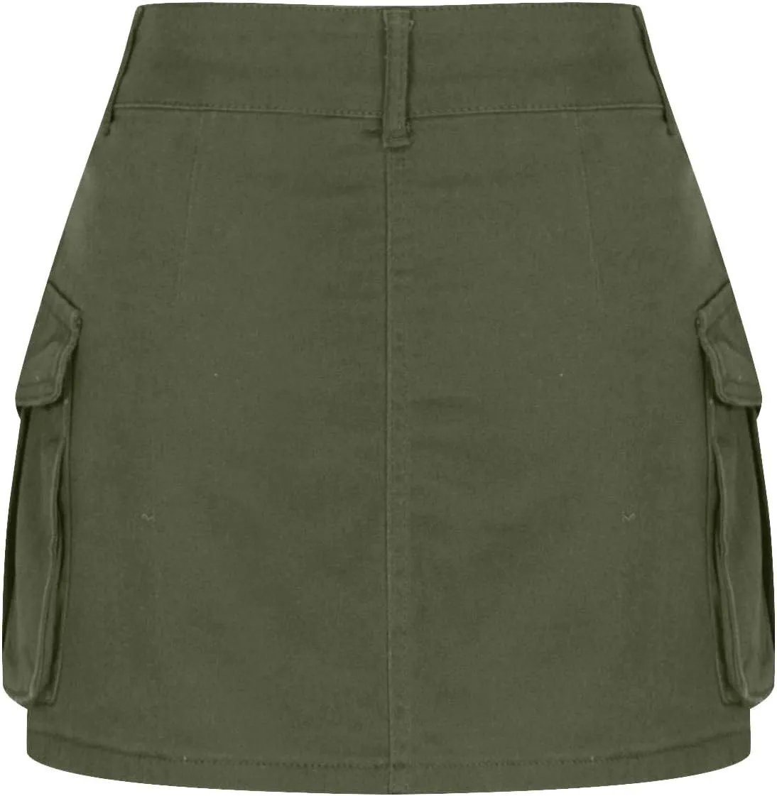 Cargo Denim Skirts for Women Solid Casual Short Jean Skirt Bodycon High Waist Wrap Skirts 2025 Trendy Y2K Mini Skirt
