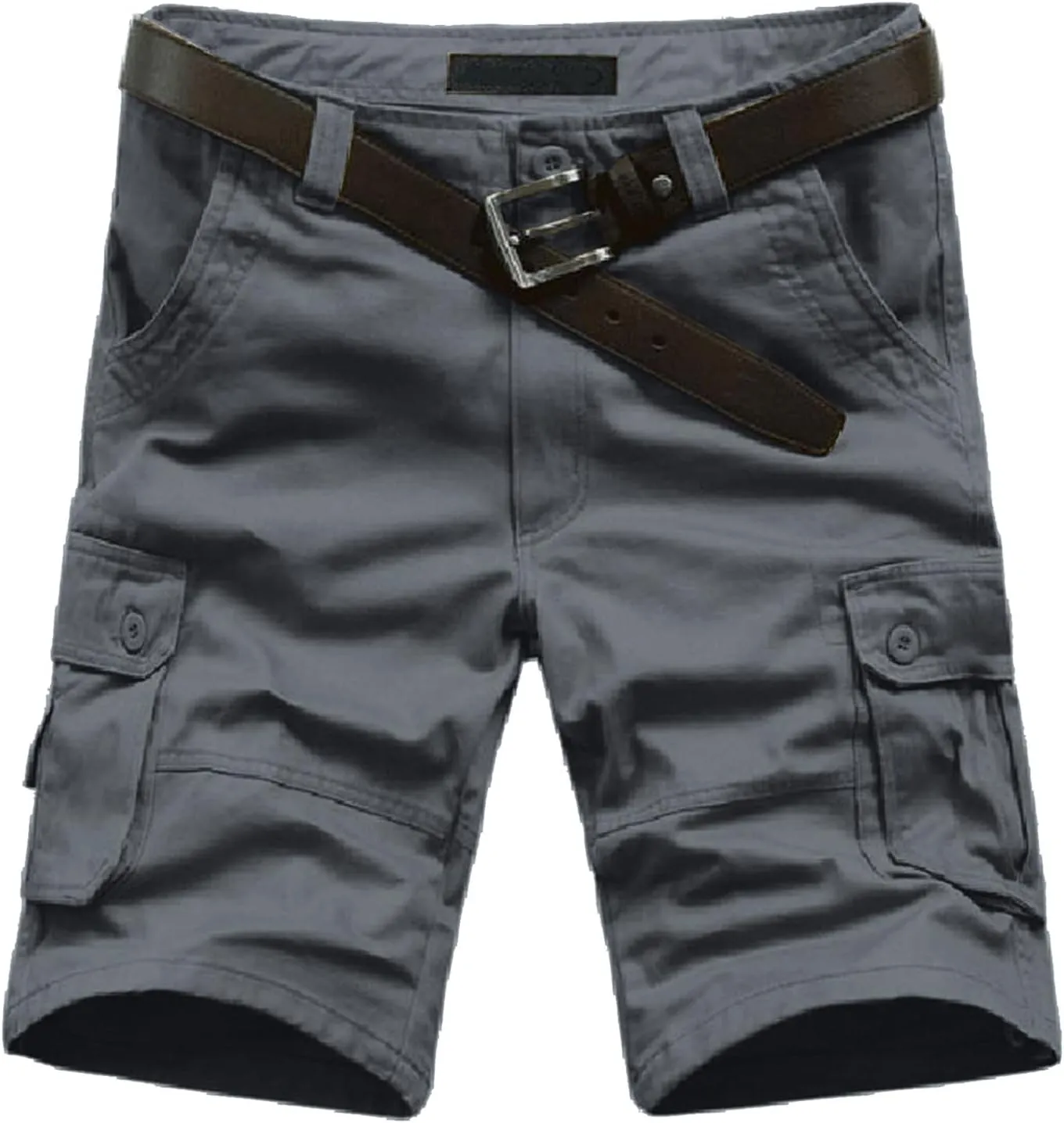 Cargo Shorts for Men Zipper Fly Relaxed Straight Leg Lightweight Work Shorts Casual 2025 Summer Tactical Pants