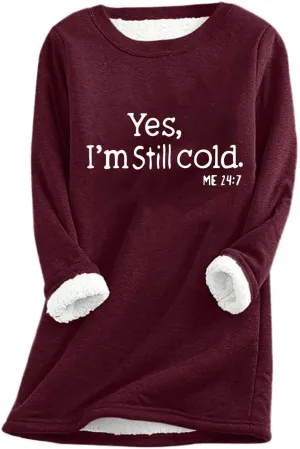 Ceboyel Womens Fleece Pullover Sweatshirt No Hood Shirts Sweater Sherpa Lined Tunic Sweatshirts Warm Winter Loungewear 2023