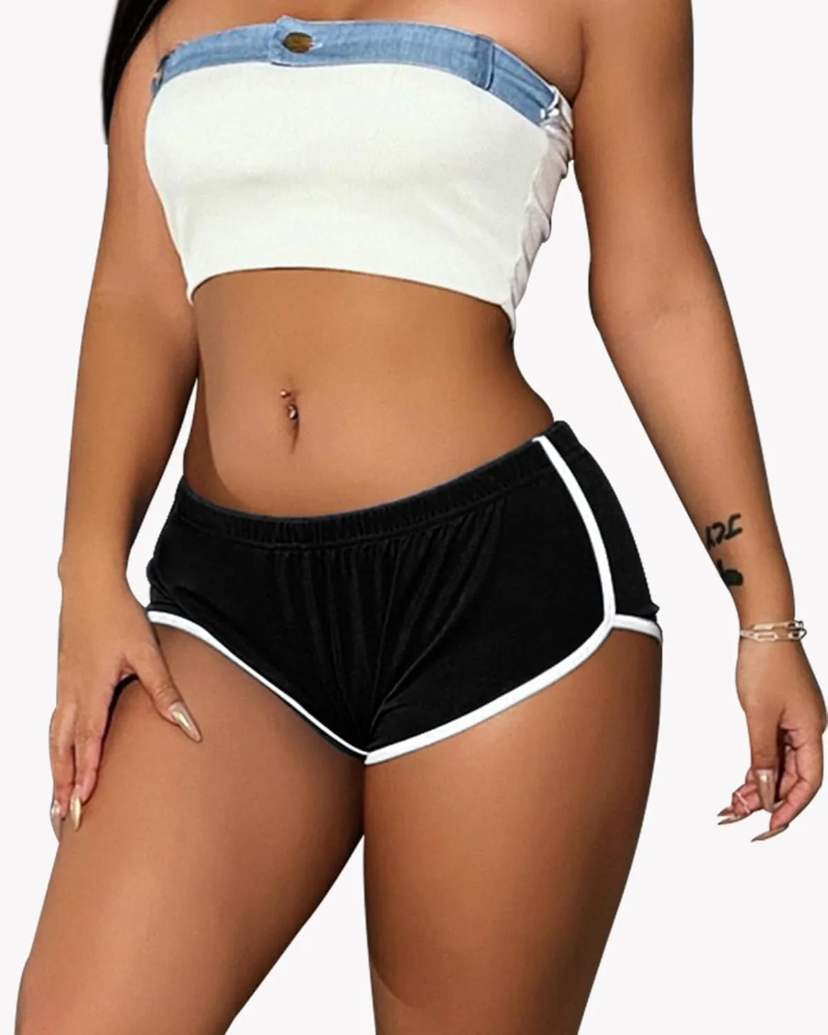 Cheeky Women's Femboy Booty Shorts - Sexy Micro Mini Hot Pants