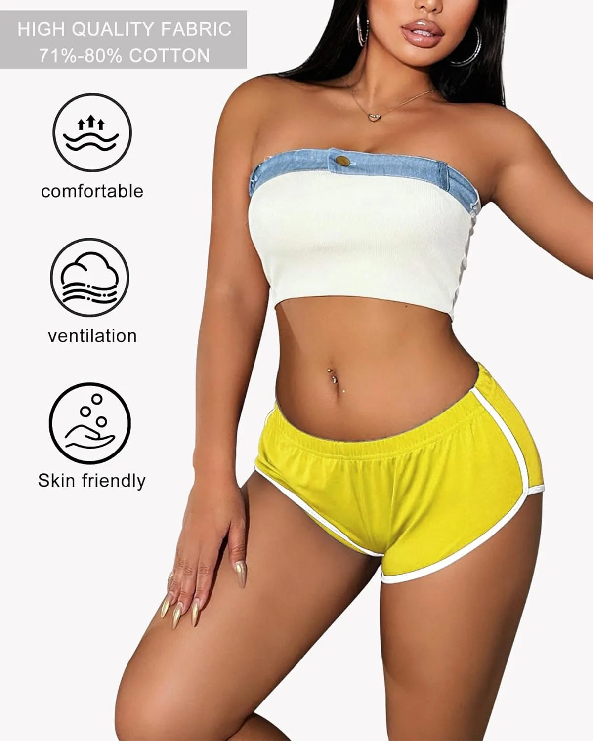 Cheeky Women's Femboy Booty Shorts - Sexy Micro Mini Hot Pants