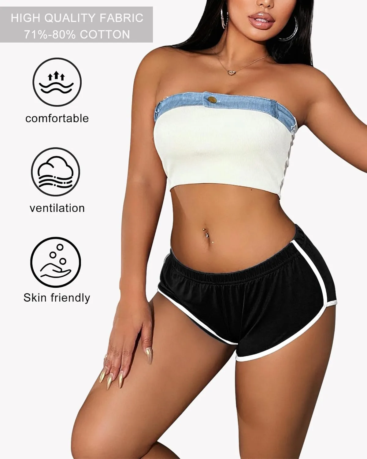 Cheeky Women's Femboy Booty Shorts - Sexy Micro Mini Hot Pants