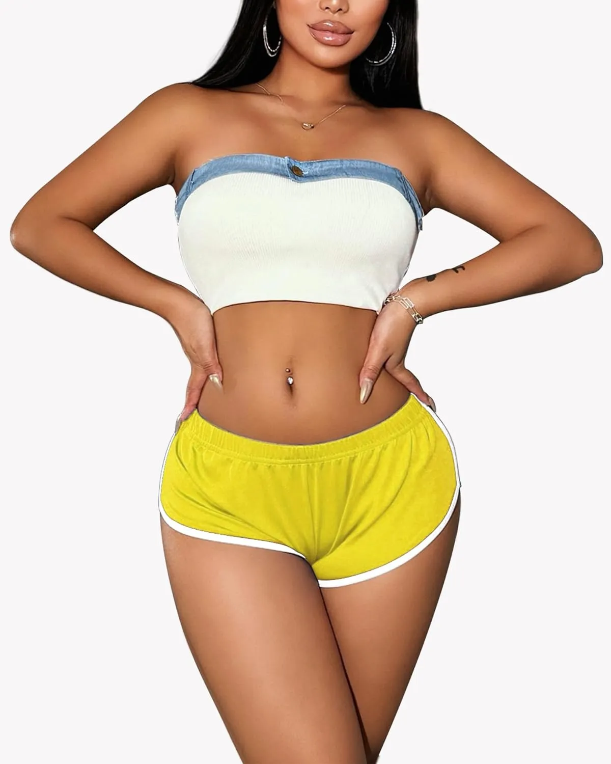 Cheeky Women's Femboy Booty Shorts - Sexy Micro Mini Hot Pants