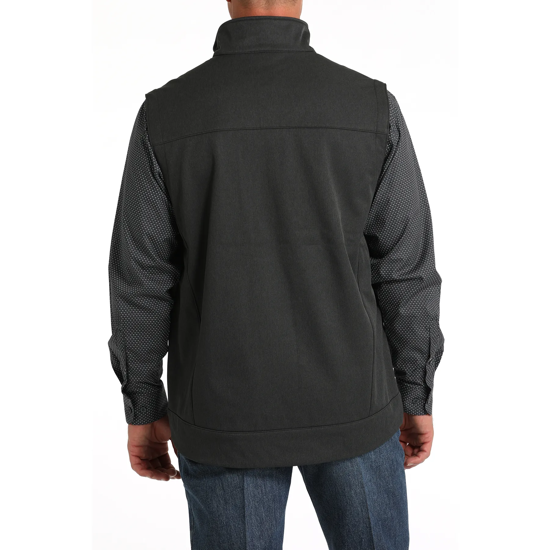 Cinch Men's Bonded Black Softshell Vest MWV1515019